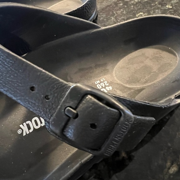Birkenstock Eva  Black Unisex Sandals Sz 40 Lightweight - Picture 7 of 8